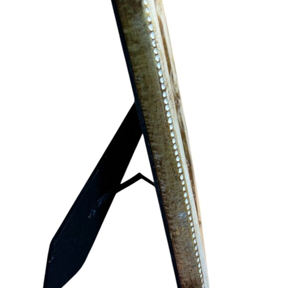 HOTEL COLLECTION Ornate Distressed Gold and Cream FRAME w/ Metallic Trees Print - Picture 9 of 11